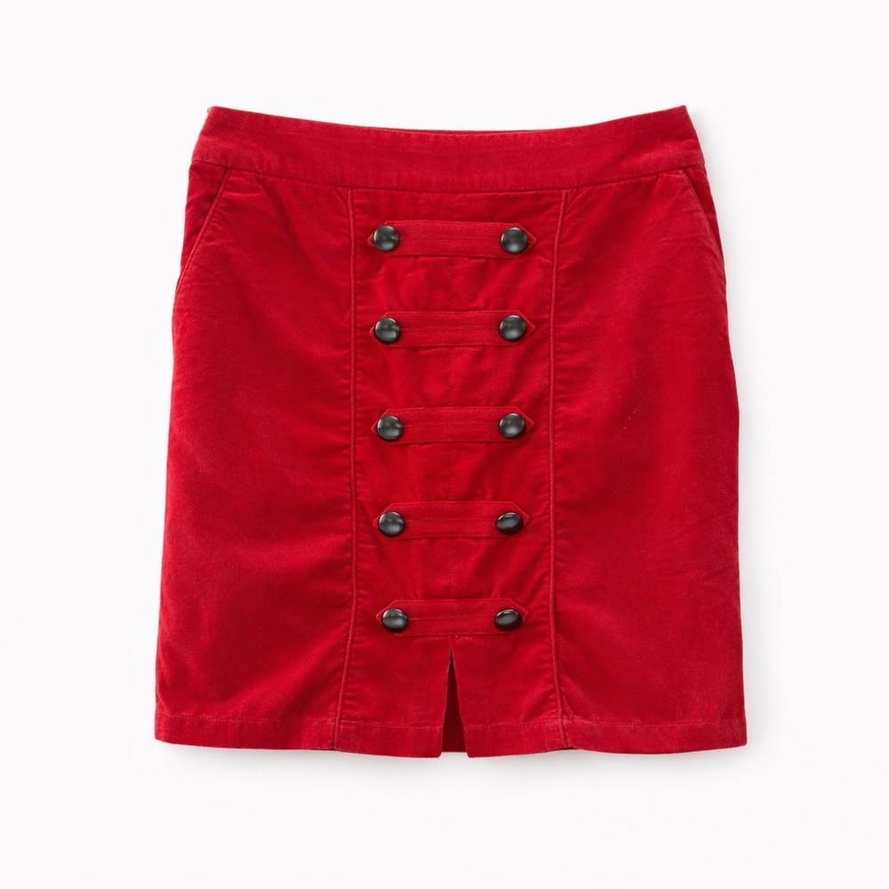 Anthropologie Odille Brigadaire Corduroy Skirt Size 2  - Perfect for Fall